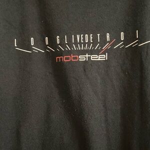 Rides to die for MobSteel men’s T-shirt, black size large excellent condition